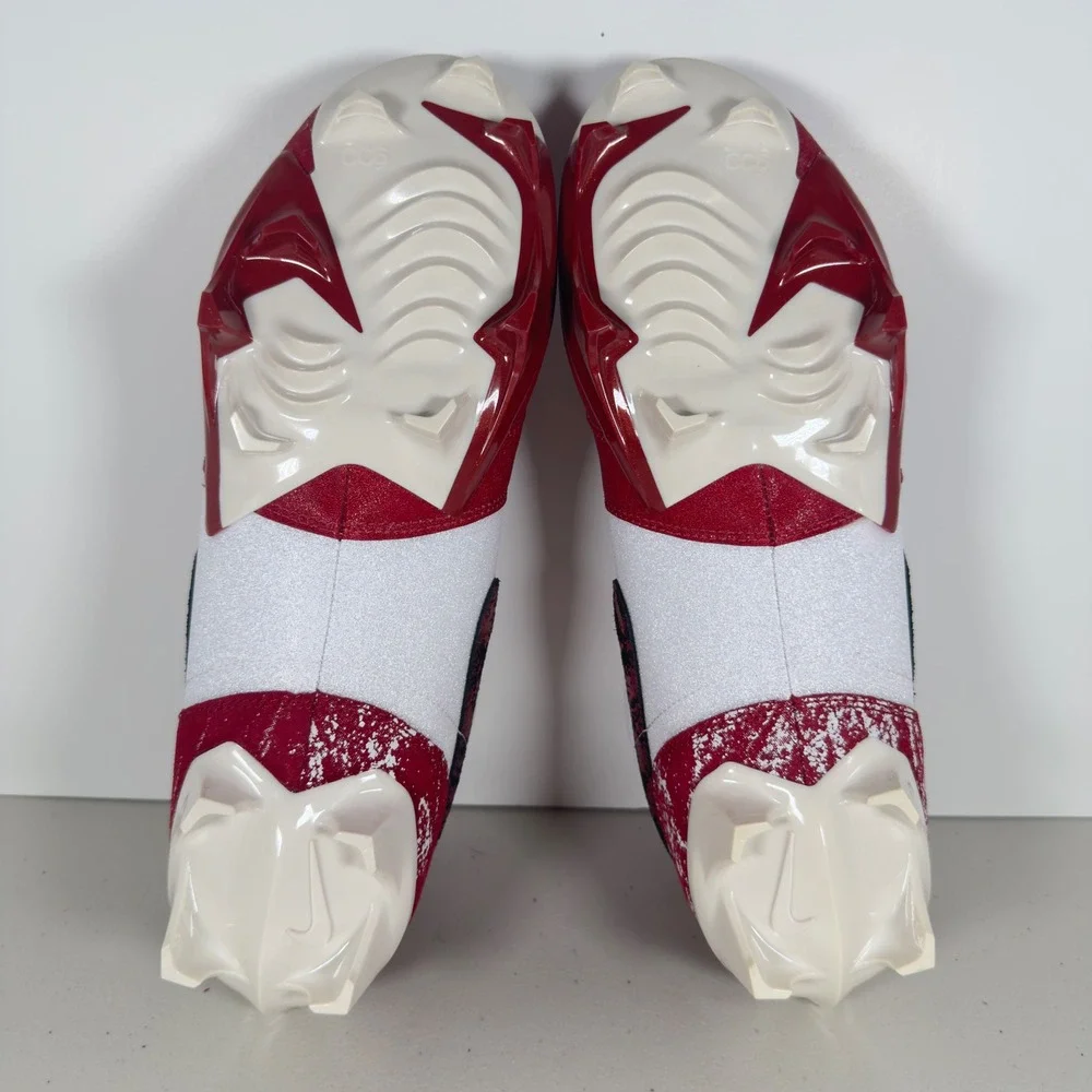 Jordan 1 Low Vapor Edge Oklahoma Sooners OU PE Football Cleats Mens Size 11